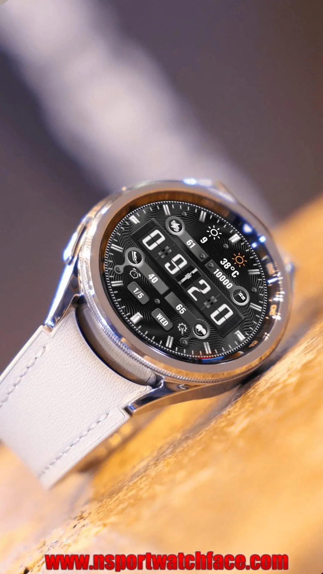 ⏰ Sale Limited: N-Sport311 Blacksport N-Sport Watch Face Only $0.46! N-Sport Watch Face Sale On N-Sport311 Blacksport N-Sport Watch Face - A Premium Wear Os Watch Face