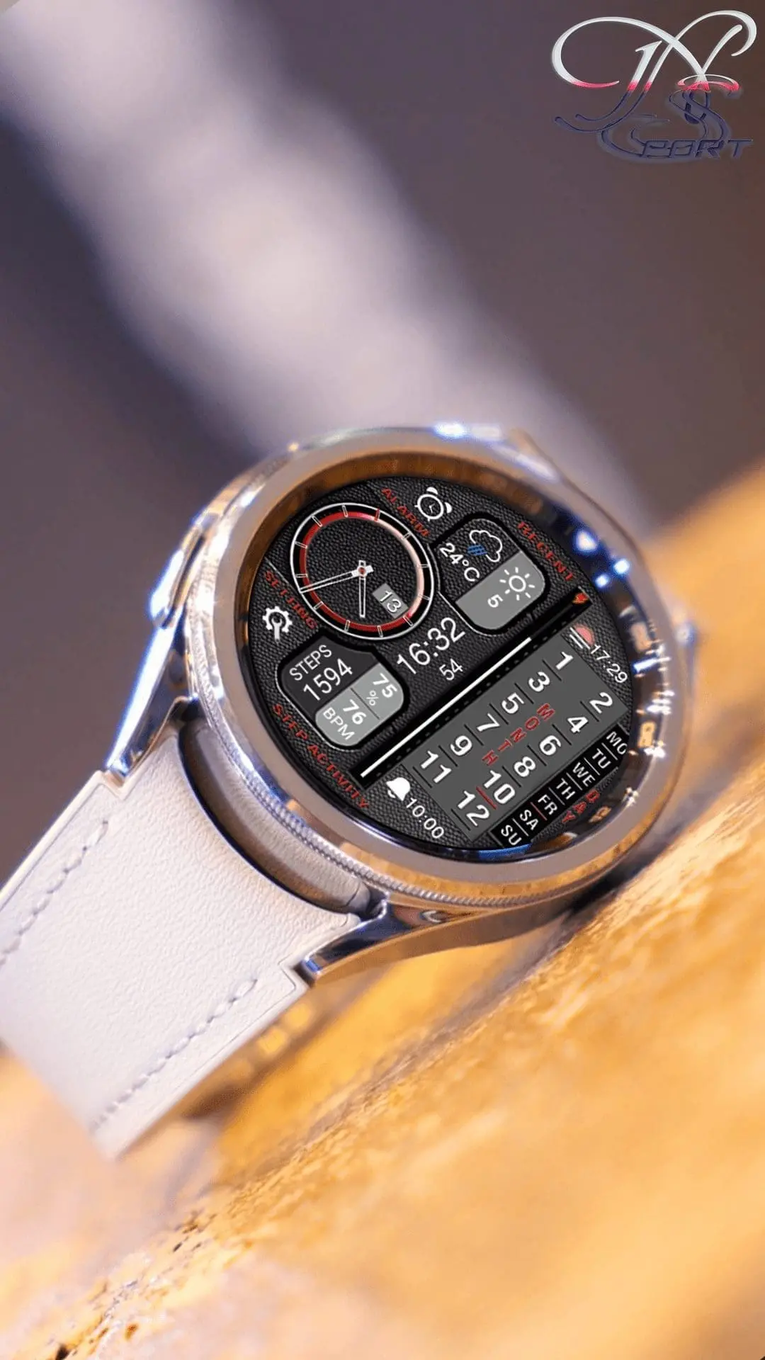 Enhance Your Wear Os Experience – Standout N-Sport Watch Faces N-Sport Watch Face N-Sport 664 Analog Digital Hybrid Watch Face