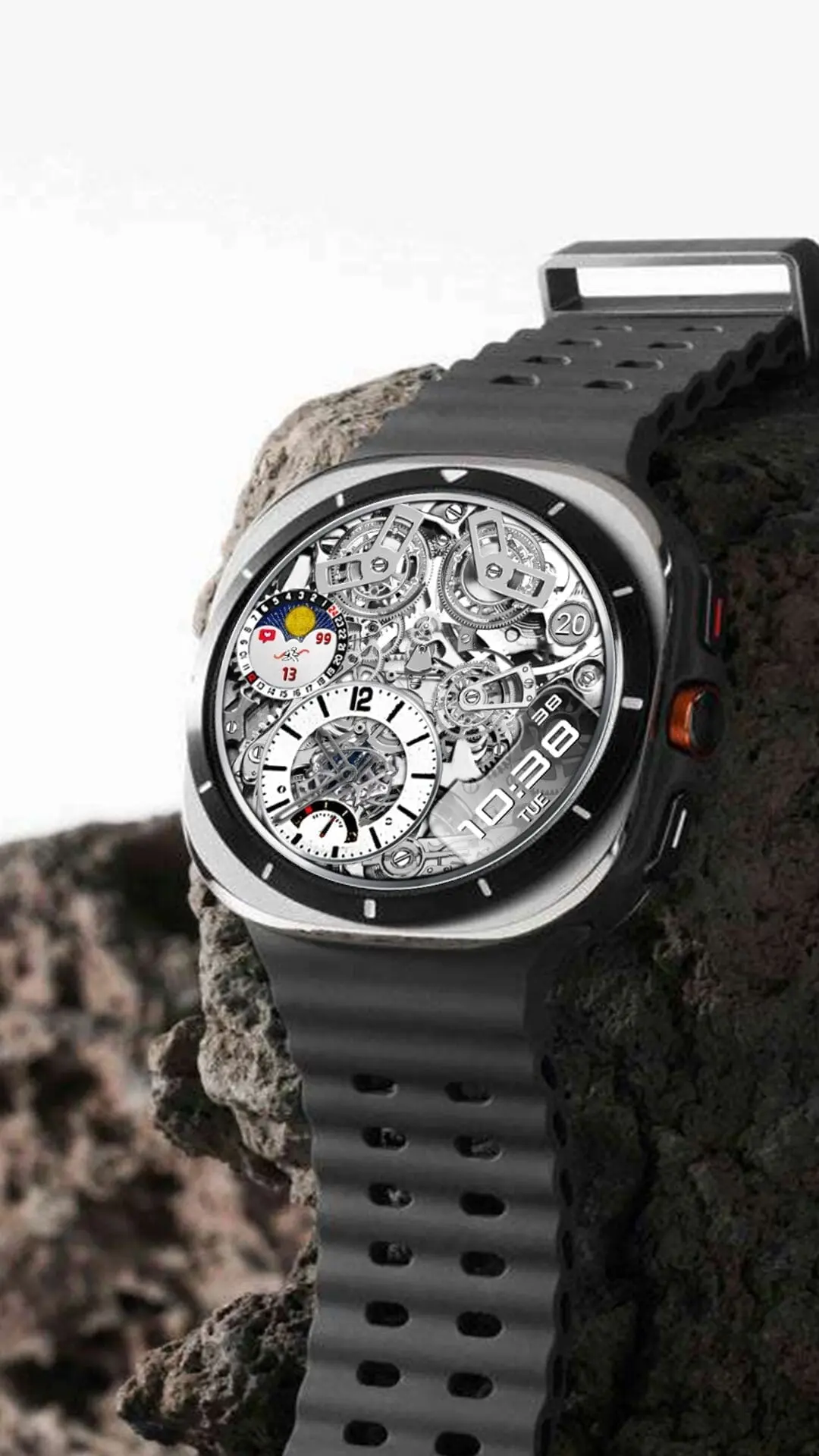 7 N-Sport Watch Faces Optimized For Wear Os 6 — Battery Friendly And Stunning N-Sport Watch Face N-Sport 214 Mechals Watch Face