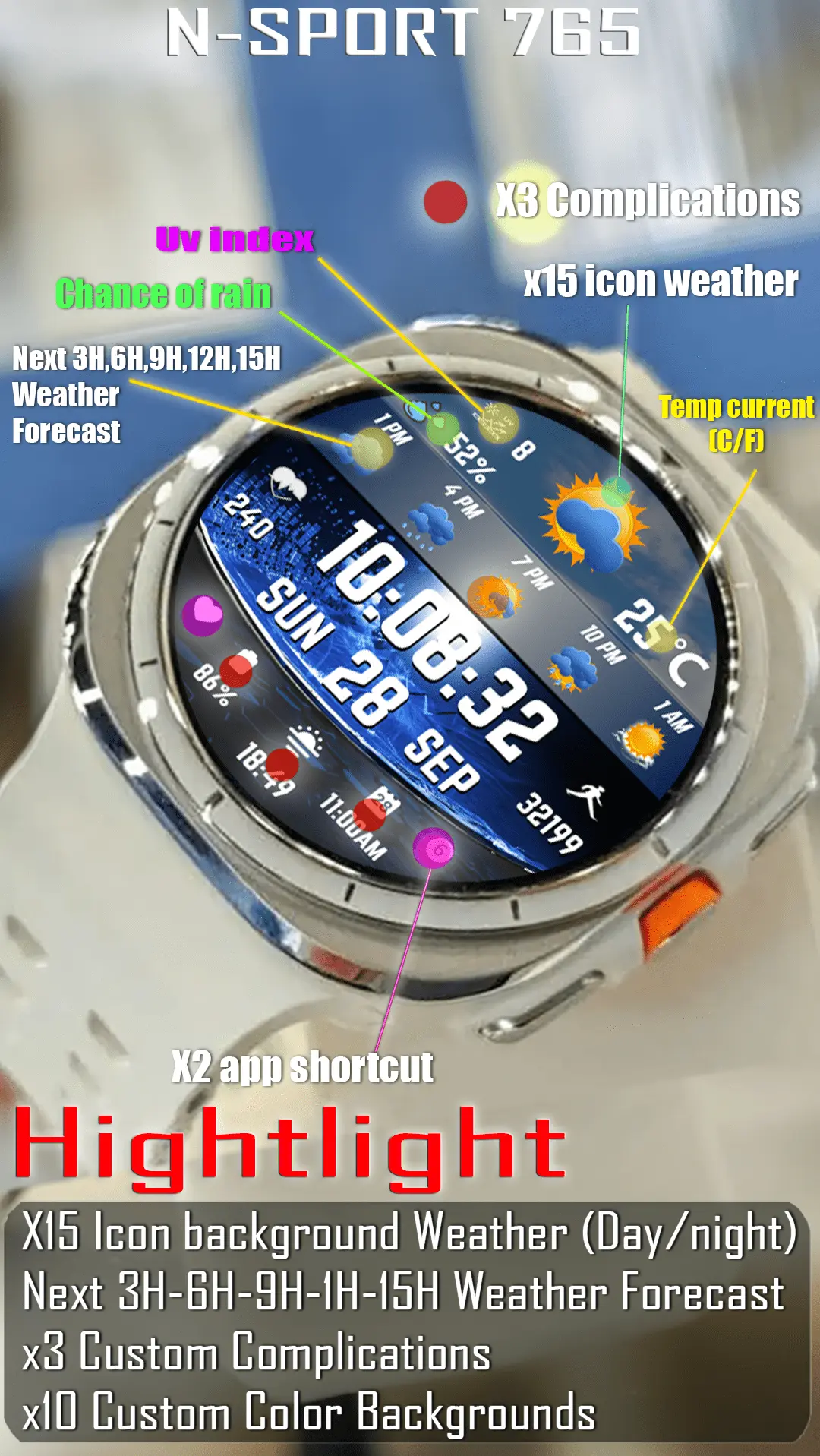 How To Install N-Sport 765 Digital Watch Face For Wearos N-Sport Watch Face N-Sport765 Digital N-Sport Watch Face
