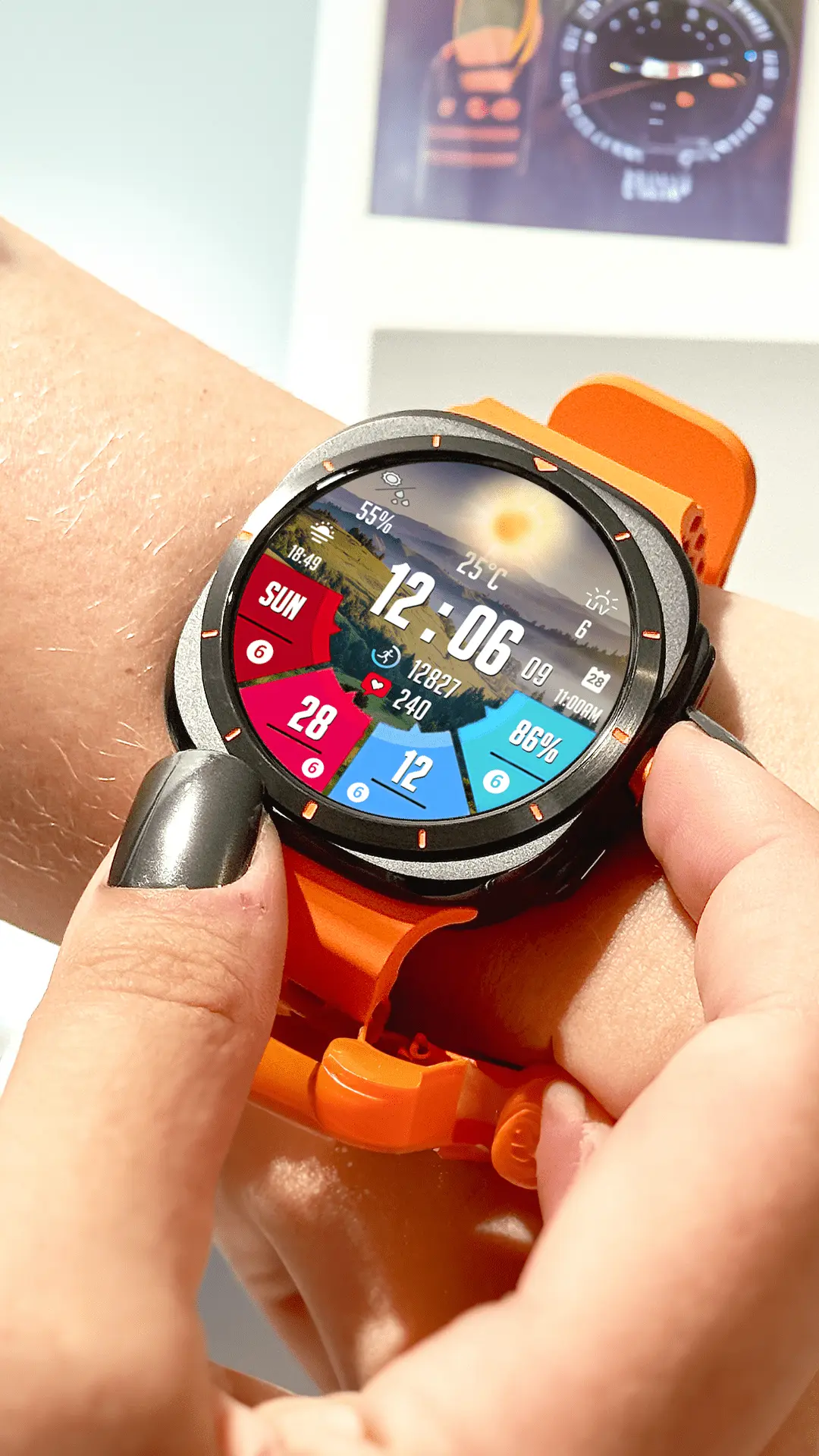 Wear Os 6 Guide: How To Install Premium N-Sport Watch Faces On Pixel Watch 4 &Amp; Galaxy Watch 8 N-Sport Watch Face N-Sport 173 Real-Time Weather Digital Watch Face
