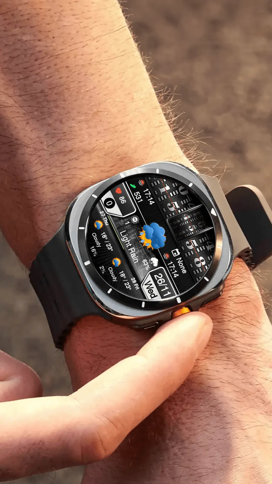 N-Sport 772 Direct Weather Watch Face Review: Practicality &Amp; Style N-Sport Watch Face N-Sport772 Direct Weather Watch N-Sport Watch Face View 3