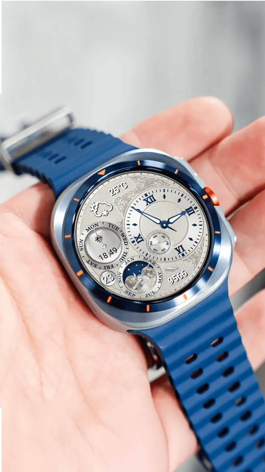 N-Sport 654 Moonphase Weather Watch Face Review: A Masterpiece For Wearos N-Sport Watch Face N-Sport654 Moonphase Weather N-Sport Watch Face View 3