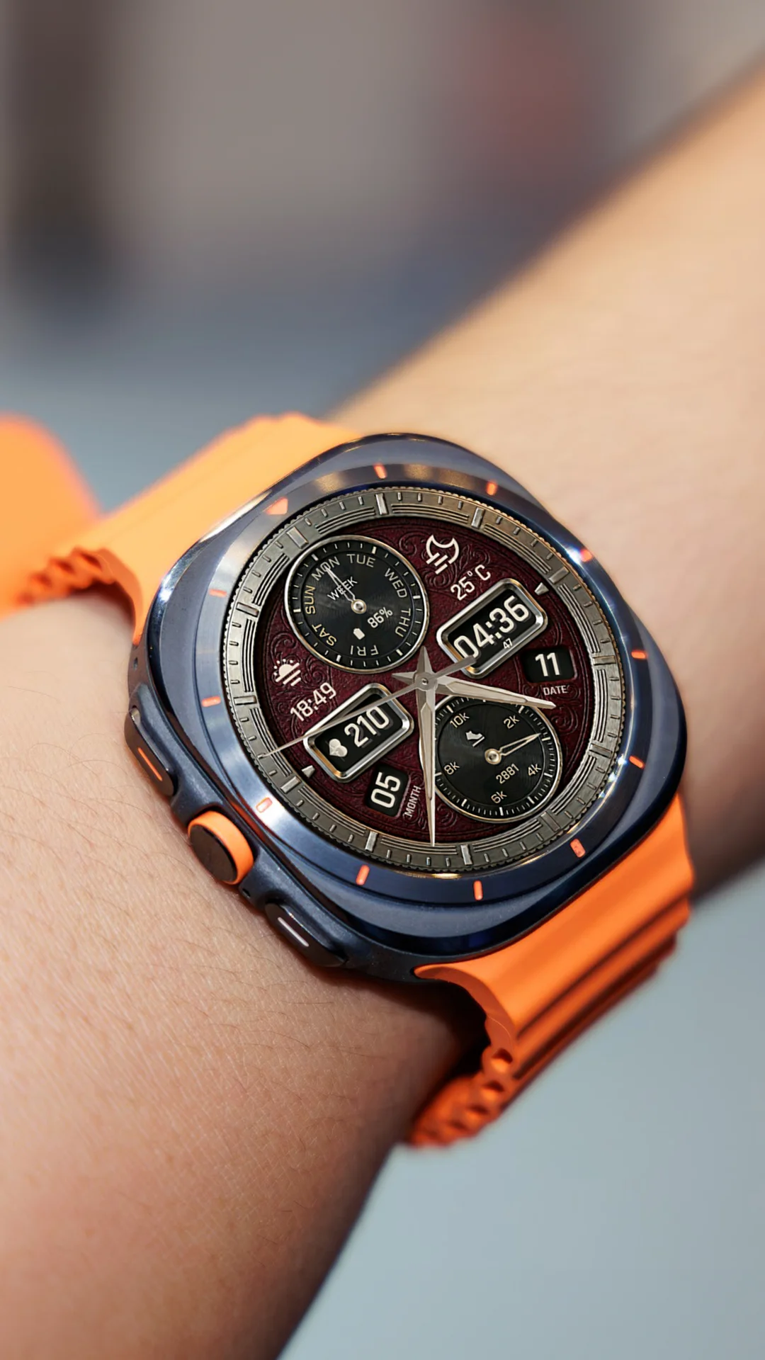 Galaxy Watch Ultra 2: Everything We Know &Amp; Why N-Sport Watch Faces Will Be The Ultimate Upgrade N-Sport Watch Face N-Sport 788 Luxury Hybrid Watch Face On Galaxy Watch Ultra 2 Design Concept
