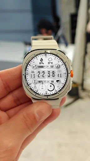 Free 150 Coupon N-Sport 146 Watch Face Wearos For Samsung Galaxy Watch Ultra, 8,7,6,5,4 N-Sport Watch Face N-Sport 146 Big Dial