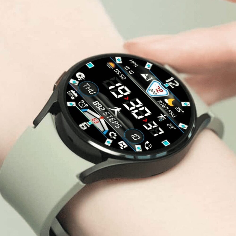 N-SPORT 304 Real-time Weather Luxury Digital Watch Face for Samsung & Wear OS - N-SPORT WATCH FACE
