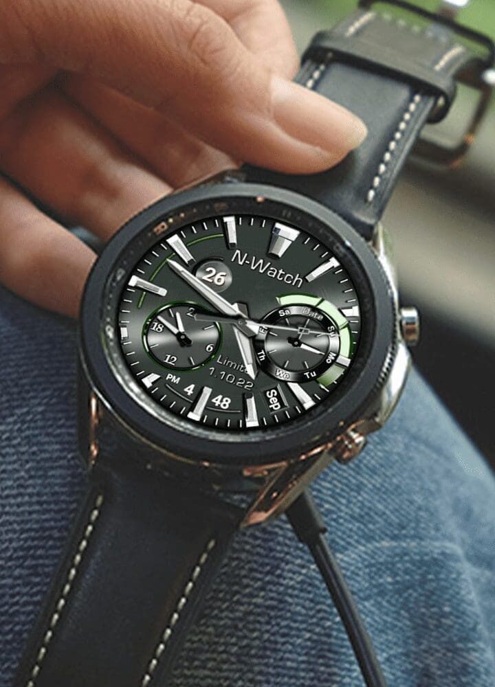 N-SPORT 520 Luxury Digital Watch Face for Samsung & Wear OS - N-SPORT WATCH FACE