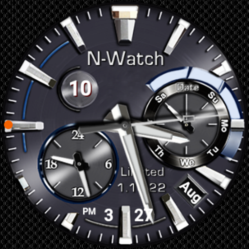N-SPORT 520 Luxury Digital Watch Face for Samsung & Wear OS