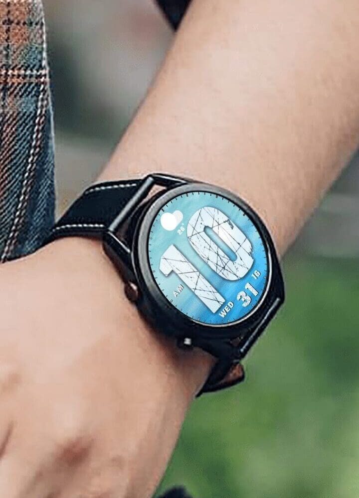 N-SPORT 397 Real-time Weather Digital Watch Face for Samsung & Wear OS - N-SPORT WATCH FACE