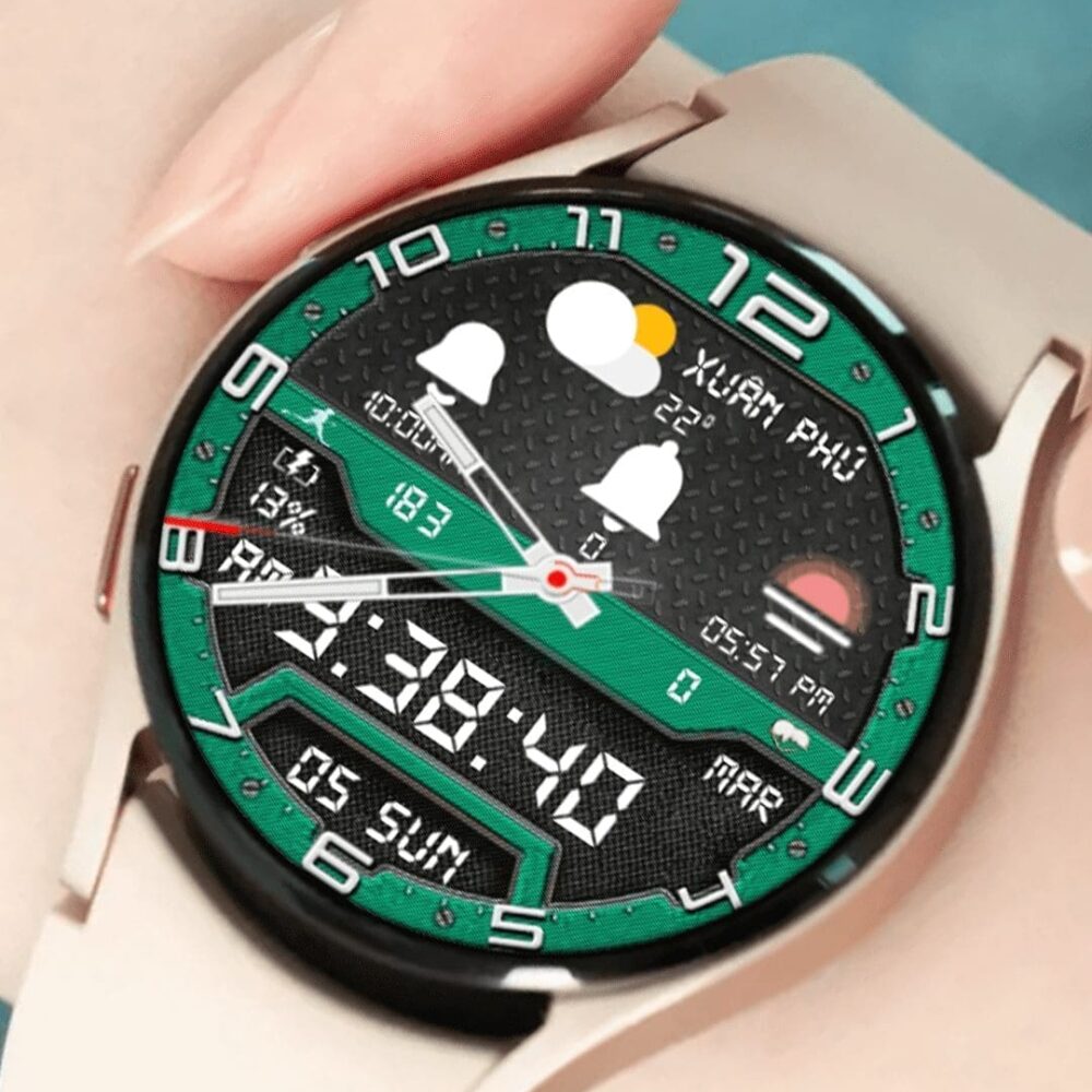 N-SPORT 609 Real-time Weather Luxury Hybrid Watch Face for Samsung & Wear OS - N-SPORT WATCH FACE
