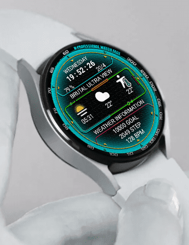 N-SPORT 307 Digital Watch Face for Samsung & Wear OS - N-SPORT WATCH FACE