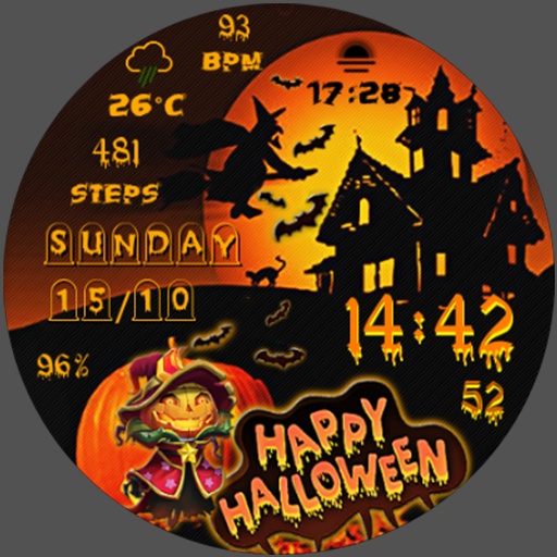 N-SPORT 666 Digital Watch Face for Samsung & Wear OS