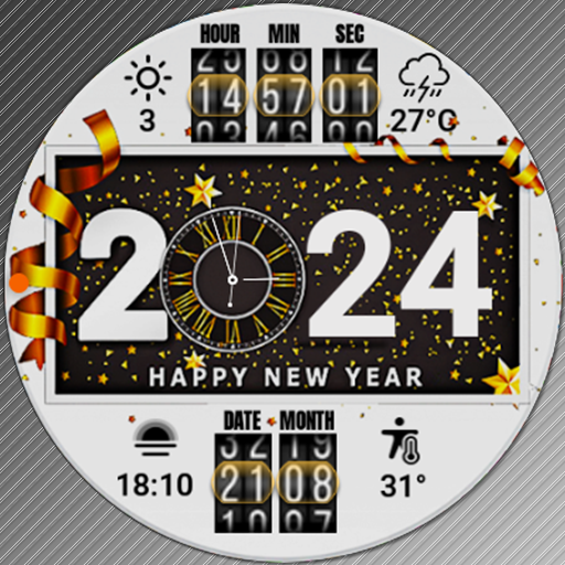 N-SPORT 565 Real-time Weather Luxury Digital Watch Face for Samsung & Wear OS