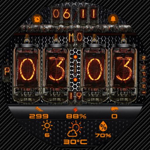 N-SPORT 667 Luxury Digital Watch Face for Samsung & Wear OS