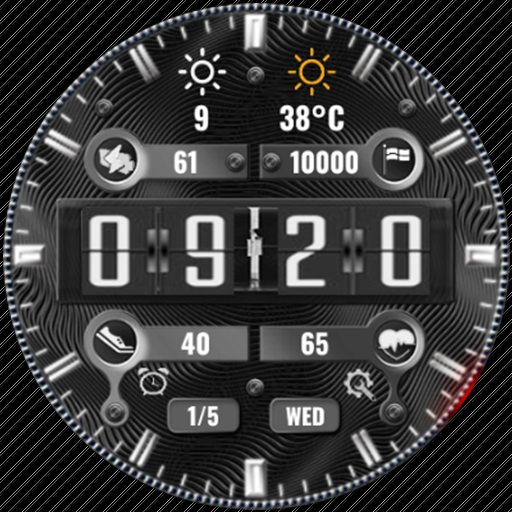 N-SPORT 311 Real-time Weather Digital Watch Face for Samsung & Wear OS