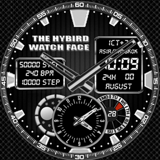 N-SPORT 509 Luxury Hybrid Watch Face for Samsung & Wear OS