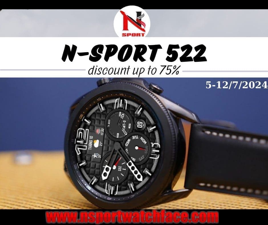 Special Offer⌚️N-Sport522 Watch Face$0.3 Only N-Sport Watch Face Special Offer⌚️N-Sport522 Watch Face$0.3 Only - N-Sport Watch Face