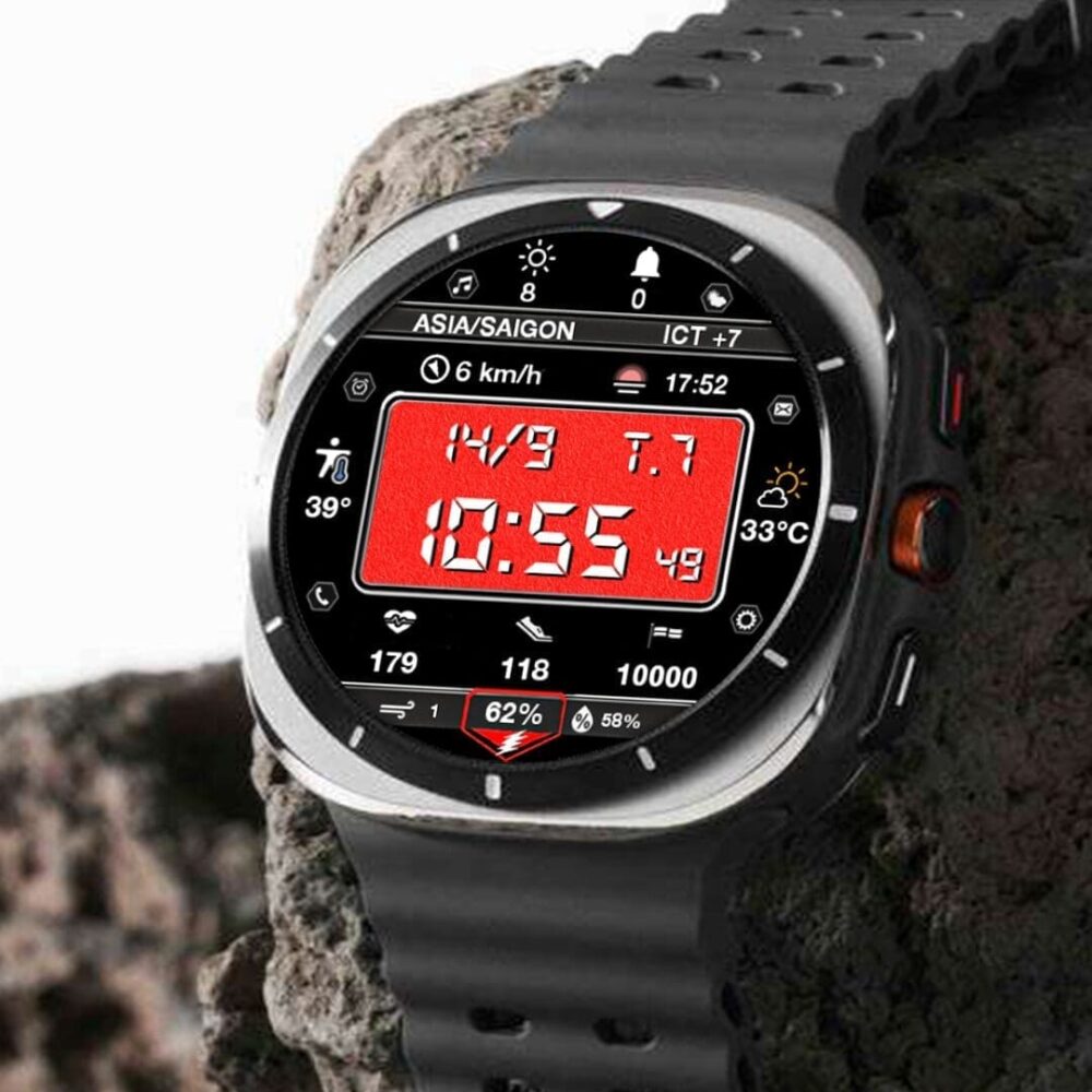 N-SPORT502 Digital N-SPORT Watch Face - N-SPORT WATCH FACE