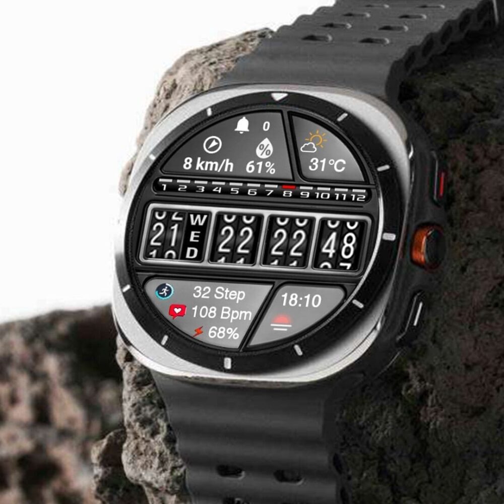 N-SPORT580 Flip Digital Watch N-SPORT Watch Face - N-SPORT WATCH FACE