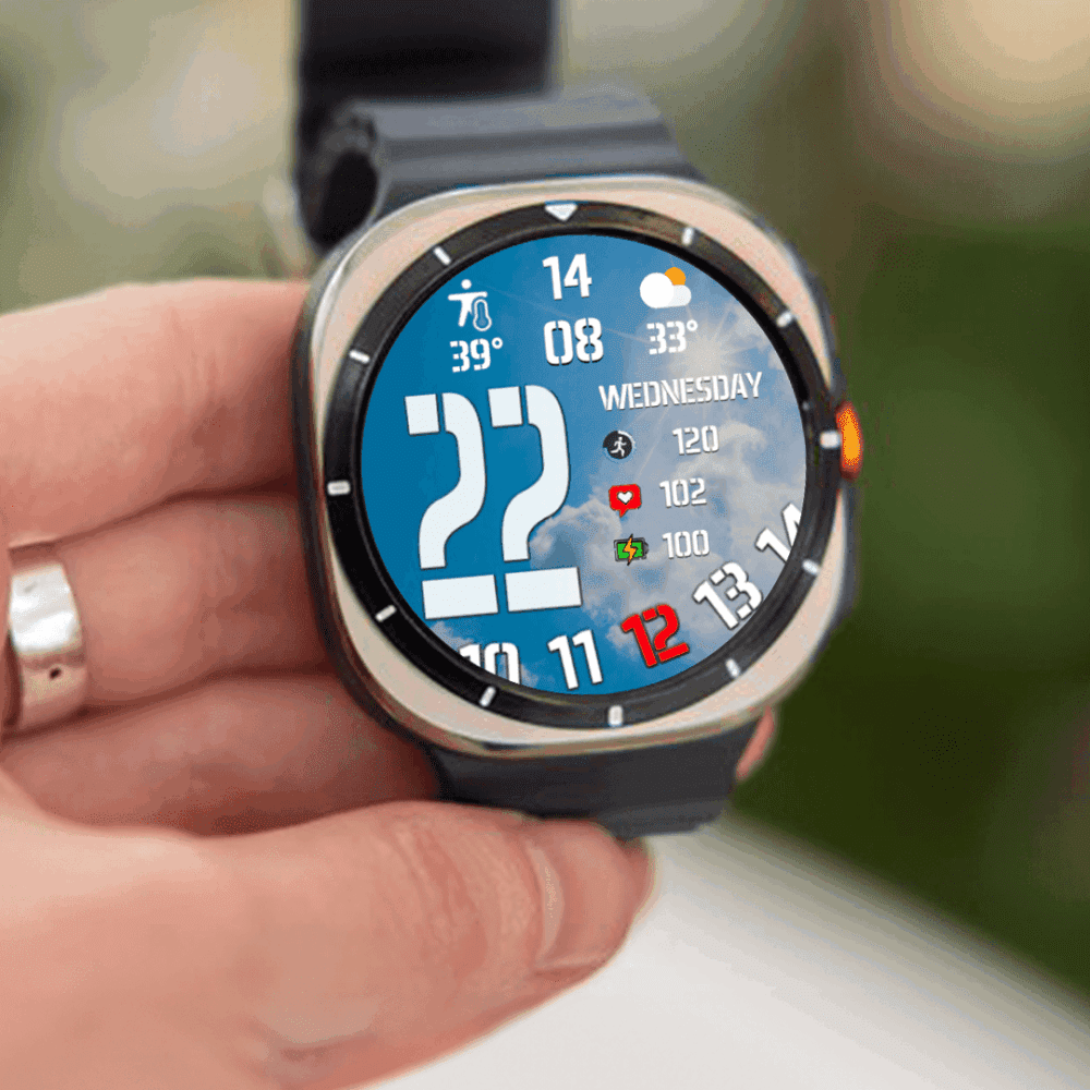 N-SPORT645 Forecast Dial Time N-SPORT Watch Face - N-SPORT WATCH FACE