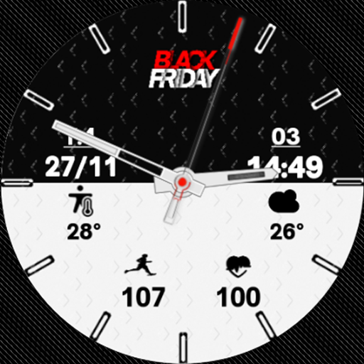 Feature Icon Watch Face 3 Copy N-Sport 719 Luxury Hybrid Watch Face For Samsung &Amp; Wear Os N-Sport Watch Face