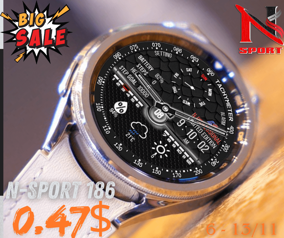 Big Sale N-Sport 186 Watch Face Only 0.47$ N-Sport Watch Face Big Sale N-Sport 186 Watch Face Only 0.47$ - N-Sport Watch Face