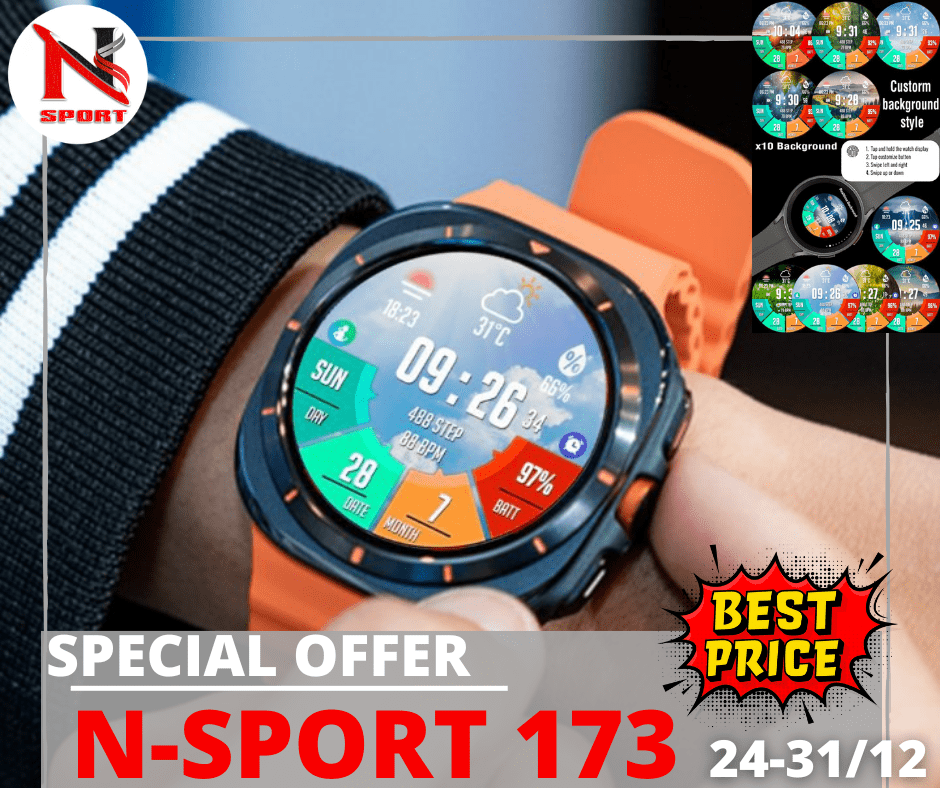 Exclusive Limited-Time Offer: The N-Sport 173 Watch Face N-Sport Watch Face Big Sale Alert: 70% Off On The N-Sport 702 Watch Face! - N-Sport Watch Face
