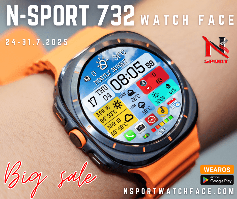 Big Sale – Only $0.46! Discover The New N-Sport732 Day/Night Weather N-Sport Watch Face N-Sport Watch Face Big Sale – Only $0.46! Discover The New N-Sport732 Day/Night Weather N-Sport Watch Face - N-Sport Watch Face