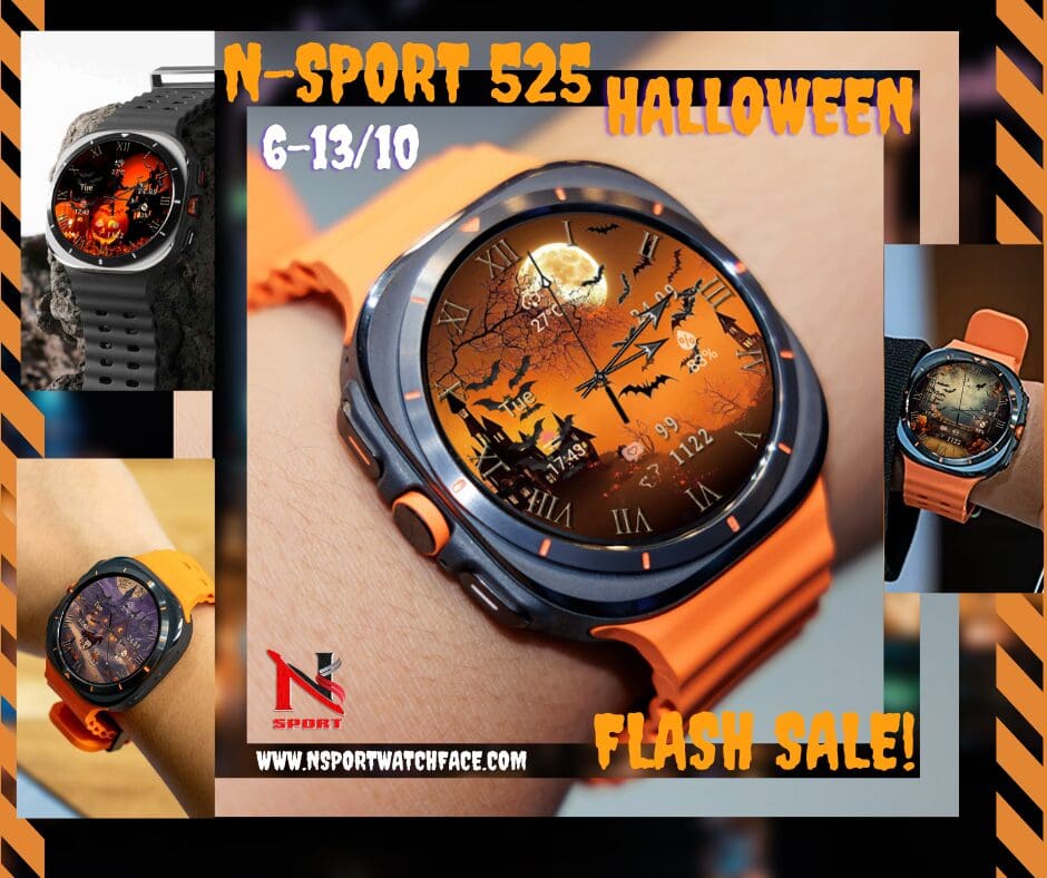 ⏰ Sale Limited: N-Sport525 Enjoy Haloween N-Sport Watch Face Only $0.42! N-Sport Watch Face ⏰ Sale Limited: N-Sport525 Enjoy Haloween N-Sport Watch Face Only $0.42! - N-Sport Watch Face