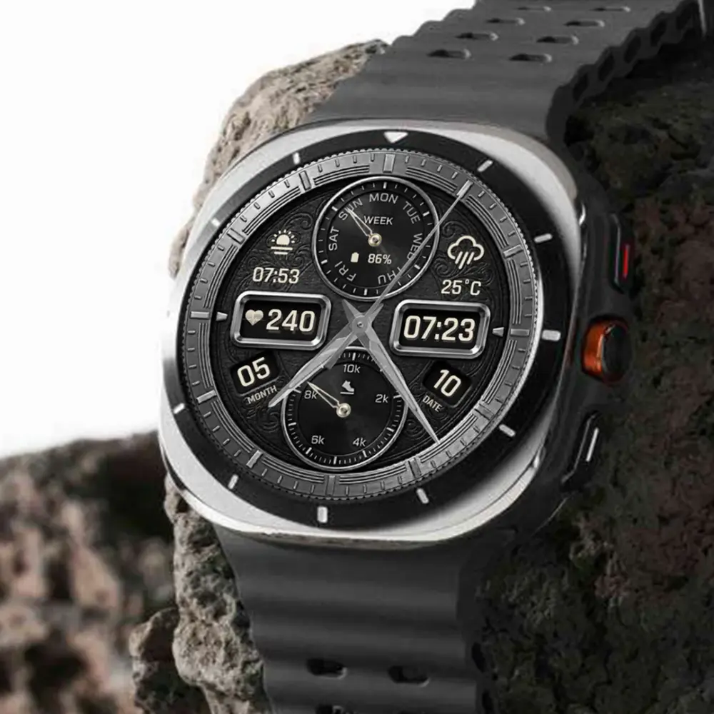 N-SPORT615 Hybird Luxury Watch Face for Samsung & Wear OS